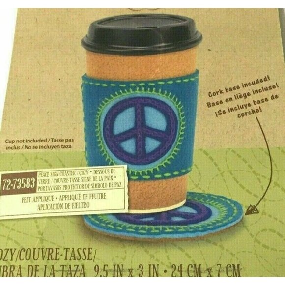 CROSS STITCH Kit Dimensions Handmade Cozy & Coaster Felt Embroidery Craft - Picture 3 of 3